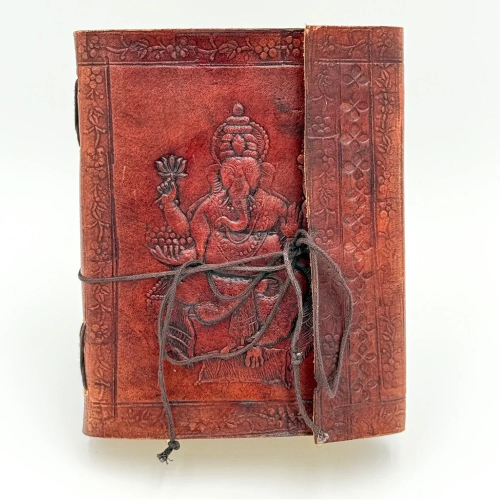Embossed Leather Ganesh Journal